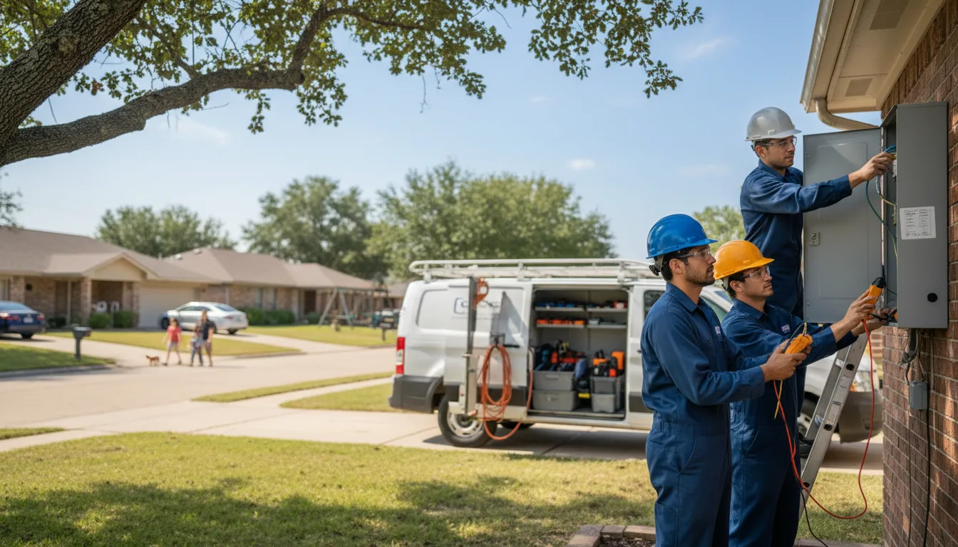 Certified electrician providing emergency electrical services in Bomont, WV